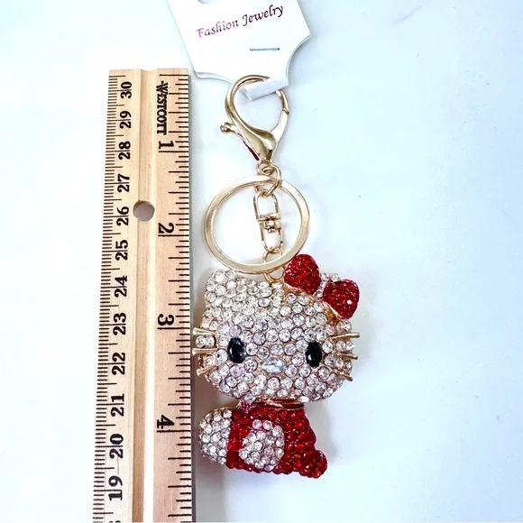 Hello Kitty Rhinestone Keychain - Picture 9 of 10